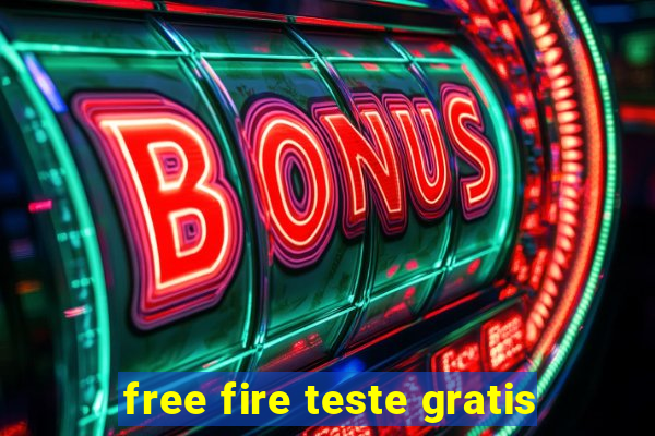 free fire teste gratis